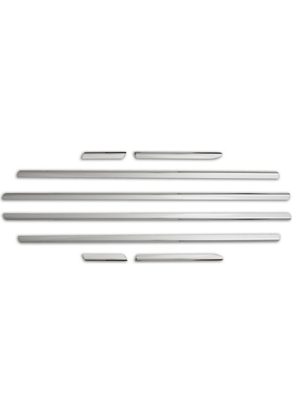 Opel Meriva A Uyumlu Cam Çıtası 8 Parça 2002-2010 Paslanmaz Krom