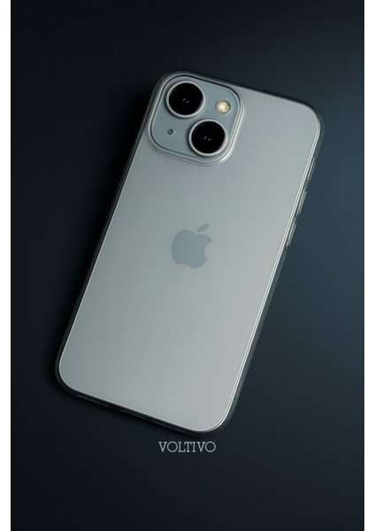 iPhone 15 - Ultra Ince Şeffaf Sade Silikon Kılıf modelleri