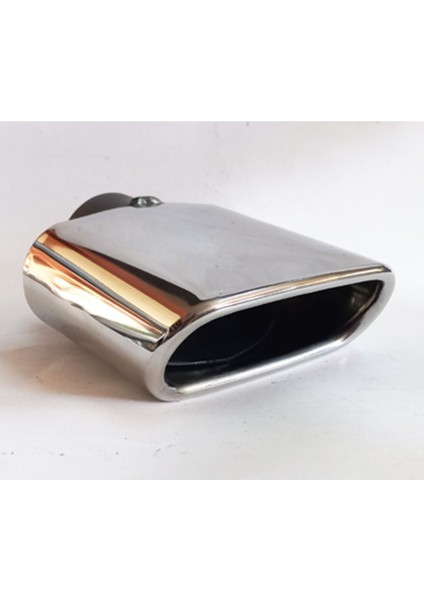 Tekli Kare Krom Uyumlu Sessiz Egzoz Eksoz Ucu