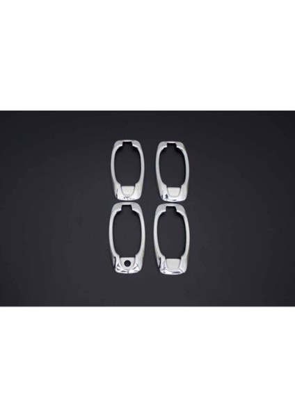 Opel Combo D Uyumlu Kapı Kolu Çerçevesi 4 Parça 2011-2018 Paslanmaz Krom