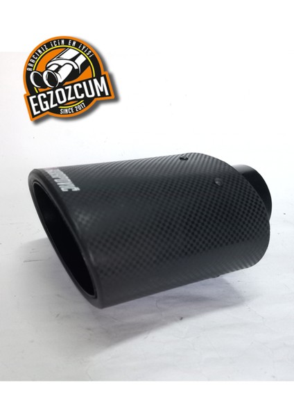 Yassı Karbon Akrapoviç Tekli Egzoz Ucu Eksoz 1 Adet -- Egzozcum modelleri