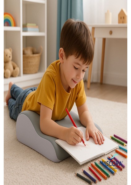 Vıscora® Ortopedik Çocuk Minderi – Ders, Oyun, Uyku ve Oturma Desteği