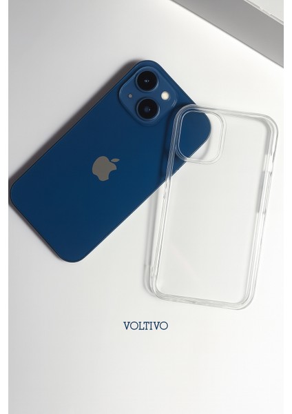 iPhone 13 / 14 - Ultra Ince Şeffaf Sade Silikon Kılıf