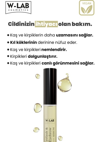 Kaş ve Kirpik Serumu 10 ml – Dökülmeyi Önler, Kıl Köklerini Güçlendirir, Vitamin Takviyeli ve Dermatolojik Olarak Test Edilmiş modelleri