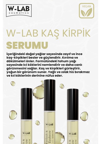 Kaş ve Kirpik Serumu 10 ml – Dökülmeyi Önler, Kıl Köklerini Güçlendirir, Vitamin Takviyeli ve Dermatolojik Olarak Test Edilmiş indirimleri