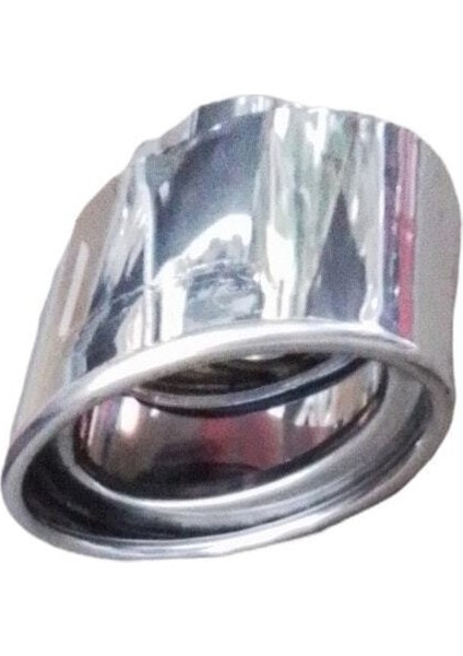 60 Mm. Slk Yassı Içi Dolu Tekli Paslanmaz Krom Egzoz Ucu fiyatları