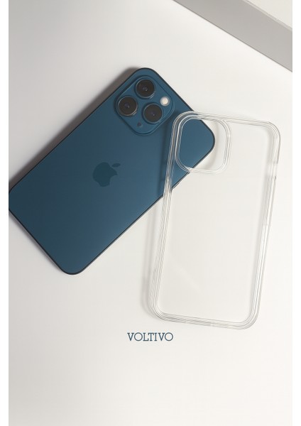 iPhone 12 Pro Max - Ultra Ince Şeffaf Sade Silikon Kılıf