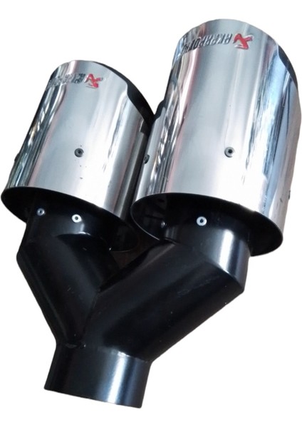 100LÜK Dışı Tam Krom Sağ Çıkış Akrapovic Uyumlu 100 mm - -