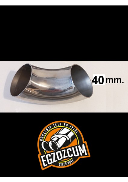 Paslanmaz Krom Dirsek Boru 40 Mm. fiyatları