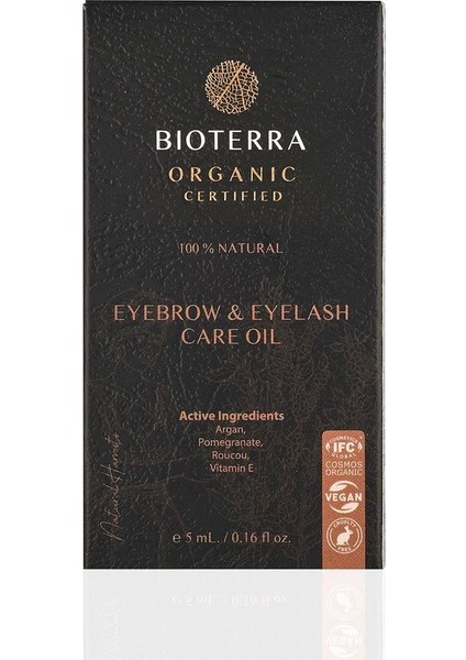 Organik Sertifikalı Kaş ve Kirpik Bakım Yağı 5 ml – Argan ve Jojoba Yağlı, Doğal Besleyici ve Güçlendirici Etki fırsatları