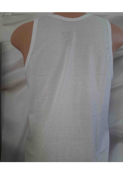 Beyaz %100 Cotton Büyük Beden Rahat Kullanışlı Erkek Atlet modelleri