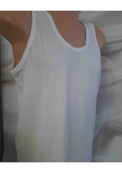 Beyaz %100 Cotton Büyük Beden Rahat Kullanışlı Erkek Atlet fırsatları