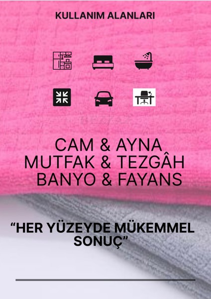(5 Adet) Telli Ovma Zor Kir Bezi 40*40 cm fiyatları