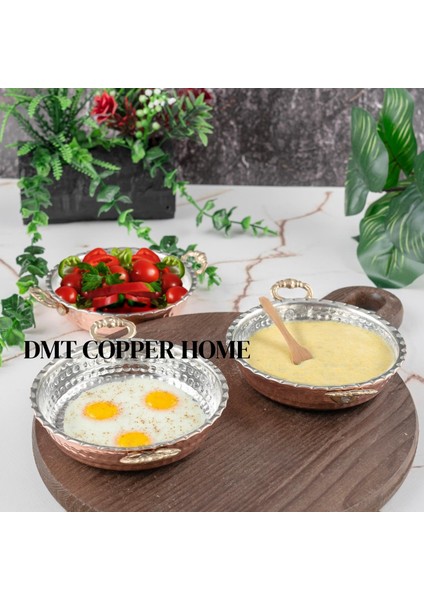 Bakır Kahvaltılık Tabak Tava Model Mini 3'lü Set Kırmızı fiyatları