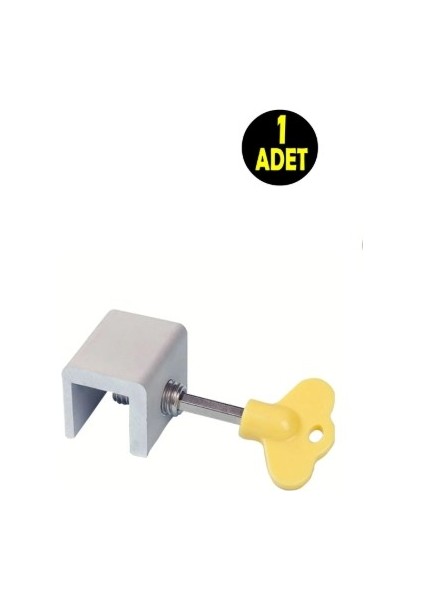 Ayarlanabilir Sürgülü Çekmeli Kapı Pencere Cam Balkon Kilidi - Vidalı Kilit