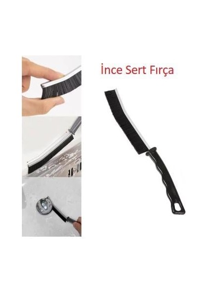 Derz Arası Banyo Mutfak Dar Alan Ince Temizlik Fırçası