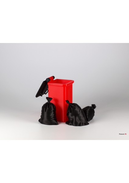 1:18 Ölçek Diorama Çöp Kutusu Seti – Hareketli Kapaklı, Gerçekçi Diorama Aksesuarı fiyatları