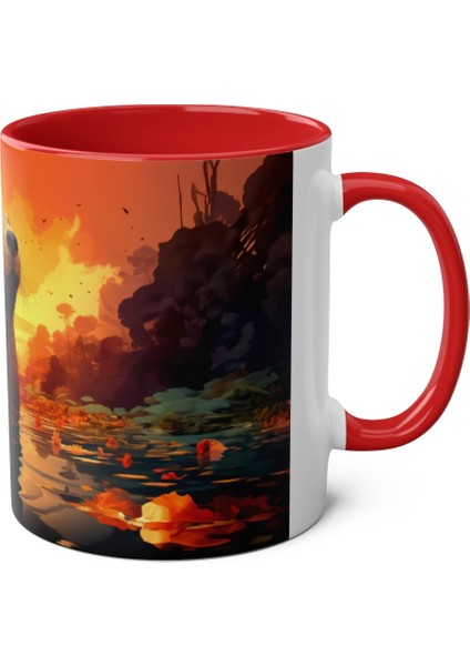 Su Samuru Temalı Baskılı Kupa Bardak fırsatları