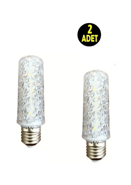 2 ADET 15 W E 27 Duy 1600 Lümen Kristal Ampul LED Ampul Avize Oturma Odası Salon Mutfak Lambası