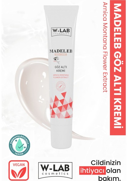 W Lab Madeleb Arnica Montana Özlü Morluk ve Şişlik Karşıtı Göz Altı Kremi 20 ml – Hediyelik Ambalaj fiyatları