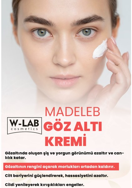 W Lab Madeleb Arnica Montana Özlü Morluk ve Şişlik Karşıtı Göz Altı Kremi 20 ml – Hediyelik Ambalaj fırsatları