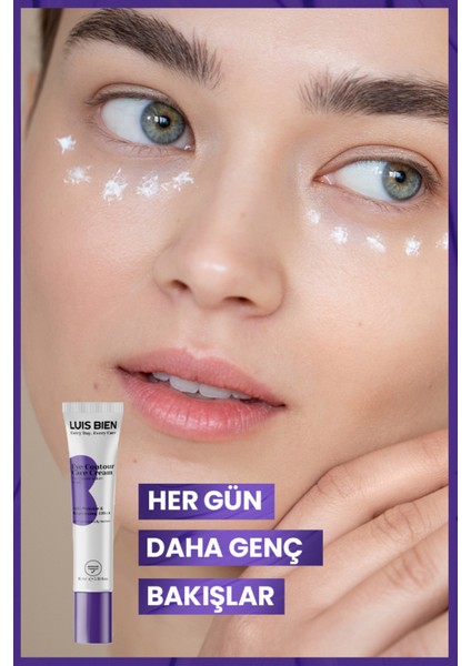 Göz Çevresi Kremi 15 ml – Kırışıklık Karşıtı ve Aydınlatıcı, Tüm Cilt Tiplerine Uygun, Dermatolojik Onaylı