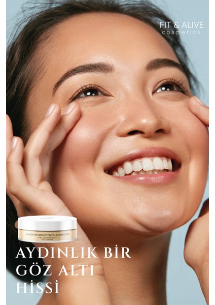 01 Aydınlatıcı ve Yüksek Kapatıcılı Göz Altı Kremi – Koyu Halkalar ve Yorgun Görünüm Karşıtı