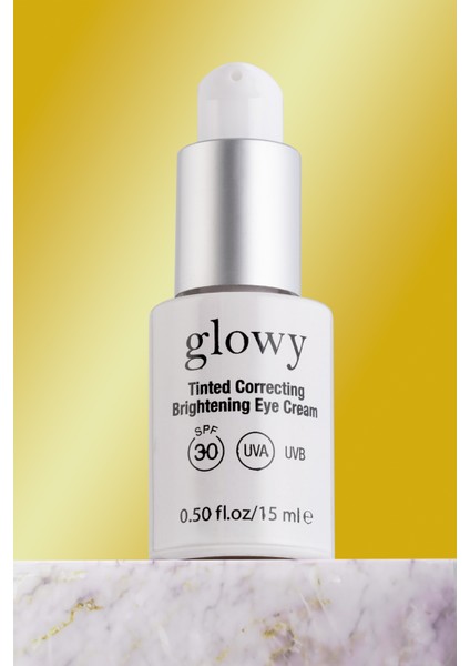 Renkli Göz Altı Kremi 15 ml – Aydınlatıcı ve Kapatıcı Etki, SPF30, Vegan Formül, Hayvan Dostu