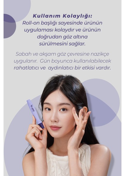 Timeless Peptide Eye Roll-On Adenozinli Göz Serumu – Şişlik ve İnce Çizgilere Karşı Kore Formülü 15 ml