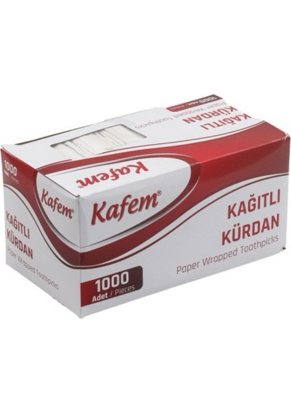 Kağıtlı Kürdan 1000 Adet