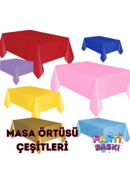 Düz Renk Naylon Masa Örtüsü