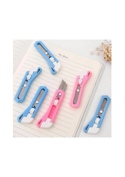 Plastik Gövde Çelik Bıçaklı Mini Falçata Bıçak - Maket Bıçağı 79X30 mm modelleri