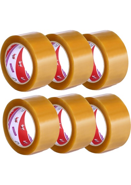 Leopar Şeffaf Koli Bandı (45MM x 40M) 6 Ad.