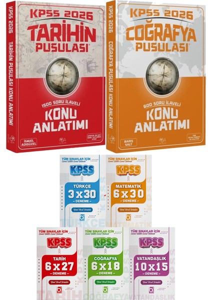 2026 Kpss Tarihin Pusulası Coğrafya Pusulası Konu Anlatımı - 5 Ders 31 Deneme