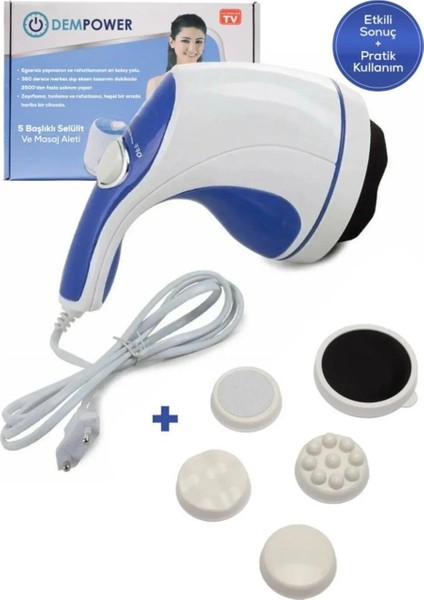 5 Başlıklı Çok Fonksiyonlu Titreşimli Selülit Cihazı Tüm Vücut Masaj Aleti fiyatları