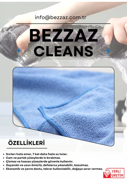 (1 Adet) Büyük Boy Microfiber Yer Bezi (50*70 cm) modelleri