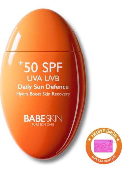 Hassas Ciltler Için Yüksek Koruma Ve Nemlendirici Etkili Güneş Kremi Spf 50 , 50 Ml