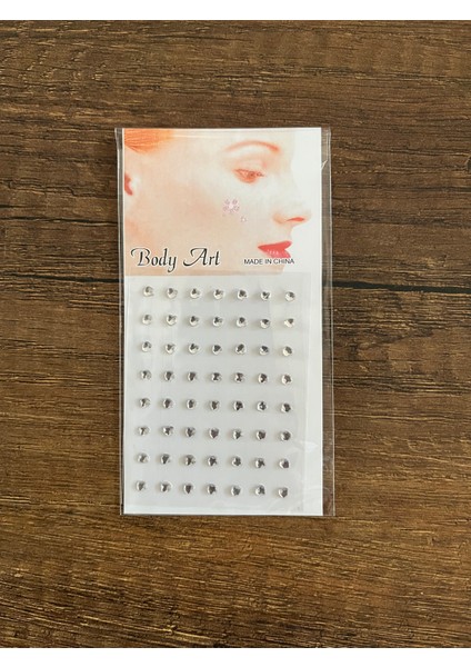 1 Adet Inci Taşlı Yapıştırma Tırnak Saç Makyaj Stickerı Yüz Taşı Yapışkanı Taş Sticker Mini Boy