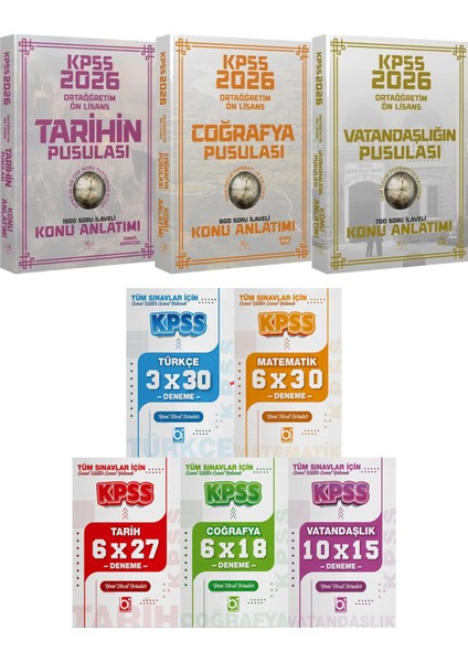 Ortaöğretim Ön Lisans Tarihin Coğrafya Vatandaşlığın Pusulası Konu - 5 Ders 31 Deneme