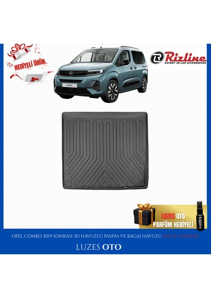 Opel Combo 3D Bagaj Havuzu Bagaj Demirsiz 2019 Model Uyumlu