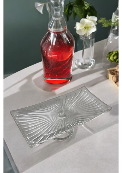 Ayaklı Sunumluk Servislik Tabak & Kek Kurabiye Pasta Tatlı Yemek Sunumluğu -30CM Diktörtgen Sunumluk fiyatları