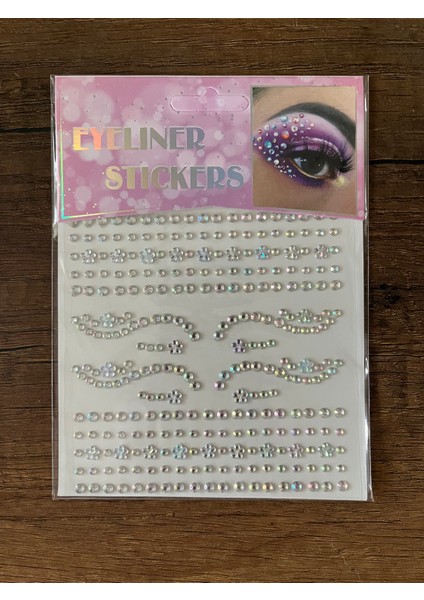 1 Adet Inci Taşlı Yapıştırma Tırnak Saç Makyaj Stickerı Yüz Taşı Yapışkanı Taş Sticker