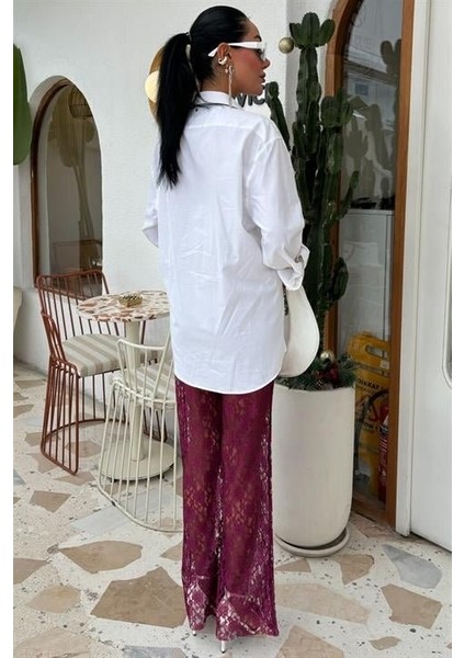 Içi Astarlı Dantel Pantolon 0081 fırsatları