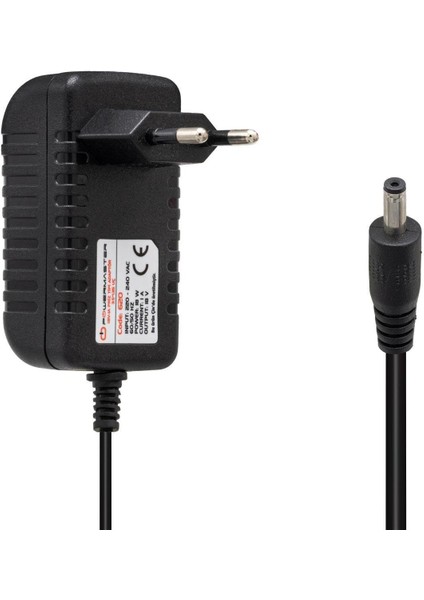 PM-620 18 Volt - 1 Amper 3.5*1.35 mm Uçlu Plastik Kasa Priz Tipi Adaptör