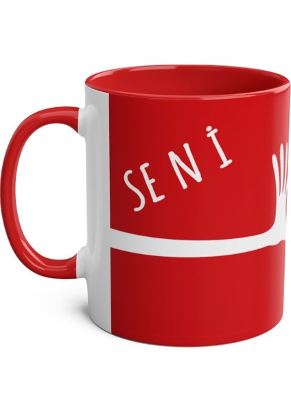 Seni Seviyorum Yazılı Baskılı Kupa modelleri