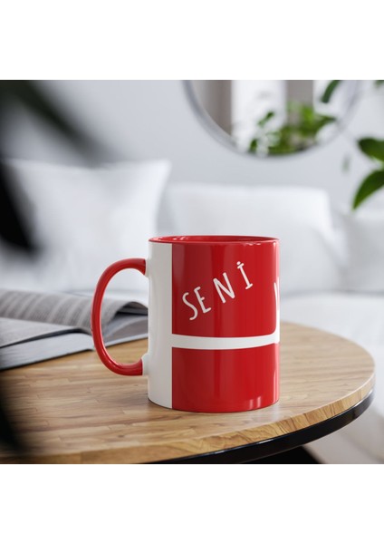 Seni Seviyorum Yazılı Baskılı Kupa indirimleri