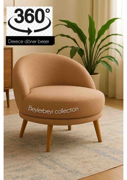 360 Derece Döner Berjer, Papatya Berjer, Tekli Koltuk, Mekanizmalı Berjer