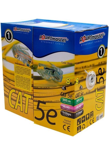 Cat5 305 Metre Ethernet Network Kablosu