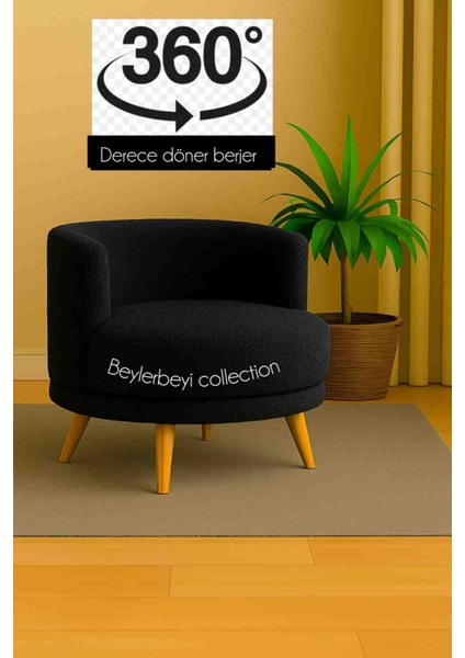 360 Derece Döner Berjer,koltuk, Mekanizmalı Döner Berjer