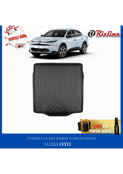 Citroen C4 x 3D Bagaj Havuzu 2023-2024-2025